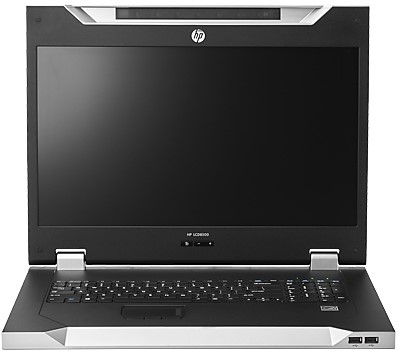 Hewlett Packard Enterprise LCD8500 1U DE Rackmount Console Kit rack console 47 cm (18.5") 1600 x 1200 Pixels-3