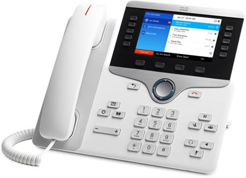 Cisco 8851 IP telefoon Wit 5 regels LCD