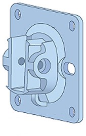 Aruba, a Hewlett Packard Enterprise company 270 Series Outdoor AP Flush Mount Kit
