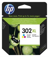 HP 302XL originele high-capacity drie-kleuren inktcartridge-2