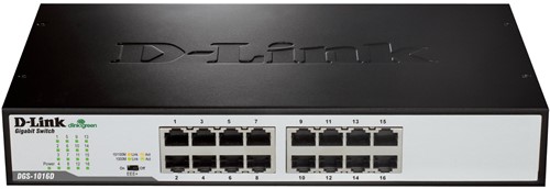 D-Link DGS-1016D/E netwerk-switch Unmanaged Zwart, Metallic-2
