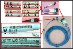 Hewlett Packard Enterprise Premier Flex Multi Fiber Push On to 4 x Lucent Connector 5m Cable