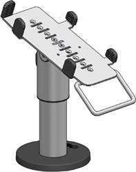 Ergonomic Solutions SpacePole VER171-D-02 houder Actieve houder Eindstation Zwart