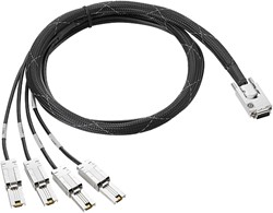 Hewlett Packard Enterprise Mini-SAS HD / Dual 2-lane Mini-SAS HD FO 1m