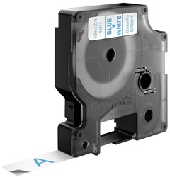 DYMO D1 -Standard Labels - Blue on White - 12mm x 7m
