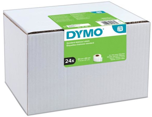DYMO LW - Standaardadreslabels - 28 x 89 mm - S0722360