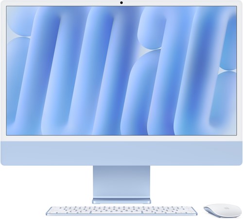 Apple iMac Apple M M4 59,7 cm (23.5") 4480 x 2520 Pixels Alles-in-één-pc 16 GB 256 GB SSD macOS Sequoia Wi-Fi 6E (802.11ax) Blauw