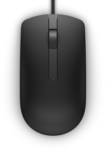 DELL MS116 muis Ambidextrous USB Type-A Optisch 1000 DPI