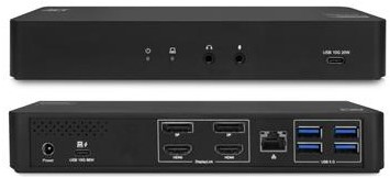 ACT AC7160 laptop dock & poortreplicator Bedraad USB 3.2 Gen 2 (3.1 Gen 2) Type-C Zwart