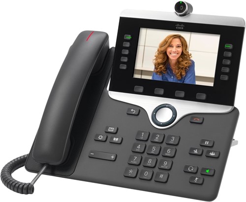 Cisco IP PHONE 8845 IP telefoon Houtskool LCD