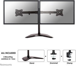 Neomounts NM-D335DBLACK Monitorstandaard 10-27"