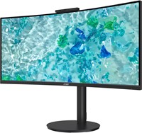 Acer CB3 CB343CURJ0bemiipruzx computer monitor 86,4 cm (34") 3440 x 1440 Pixels Wide Quad HD LCD Zwart-2