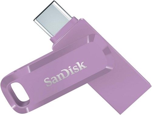 SanDisk Ultra Dual Drive Go USB 256GB USB flash drive USB Type-A / USB Type-C 3.2 Gen 1 (3.1 Gen 1) Lavendel