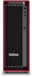 Lenovo ThinkStation P5 Tower Intel® Xeon® W w3-2435 32 GB DDR5-SDRAM 1 TB SSD Windows 11 Pro for Workstations Workstation Zwart, Rood