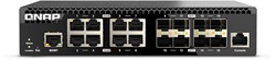 QNAP QSW-M3216R-8S8T netwerk-switch Managed L2/L3 10G Ethernet (100/1000/10000) 1U Zwart