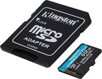 Kingston Technology 512GB microSDXC Canvas Go! Plus Gen4 200MB/s A2 U3 V30 kaart + adapter-3