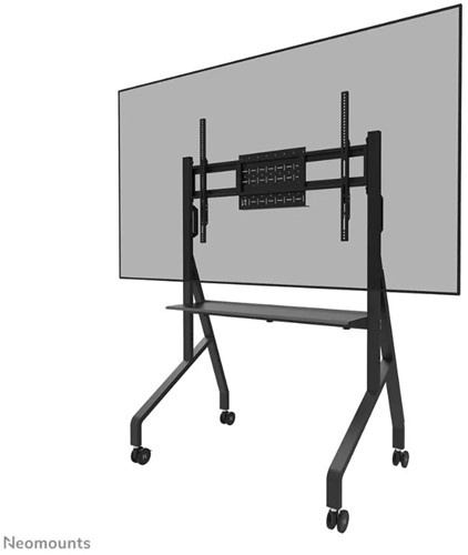 Neomounts FL50-525BL1 - Cart - sturdy - for flat panel - floor stand - lockable - steel - black - screen size: 55"-86"