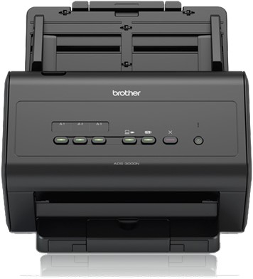 Brother ADS-3000N scanner ADF-scanner 600 x 600 DPI A4 Zwart
