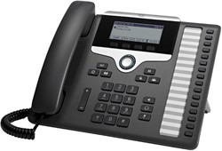 Cisco 7861 IP telefoon Zwart, Zilver 16 regels LCD