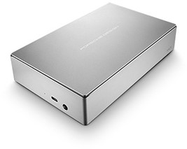 LaCie Porsche Design externe harde schijf 4 TB USB Type-C 3.2 Gen 1 (3.1 Gen 1) Zilver