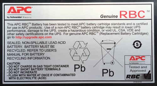 APC Batterij Vervangings Cartridge RBC33-2