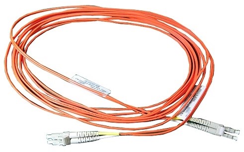 DELL 470-AAYU Glasvezel kabel 5 m LC Oranje, Wit