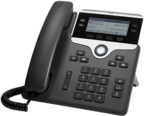 Cisco 7841 IP telefoon Zwart, Zilver 4 regels LCD-3