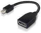 Lenovo 4X90L13971 DisplayPort kabel Mini DisplayPort Zwart
