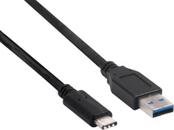 CLUB3D USB 3.1 Type-C naarType-A Cable 10Gbps PD 60W M/M 1m/3.28ft