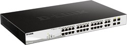 D-Link DGS-1210-24P Managed L2 Gigabit Ethernet (10/100/1000) Power over Ethernet (PoE) Zwart