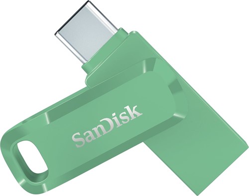 SanDisk Ultra Dual Drive Go USB 64GB USB flash drive USB Type-A / USB Type-C 3.2 Gen 1 (3.1 Gen 1) Groen