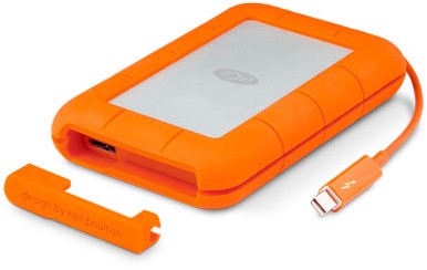 LaCie Rugged RAID externe harde schijf 4 TB 2.5" Micro-USB B 3.2 Gen 1 (3.1 Gen 1) Oranje, Zilver