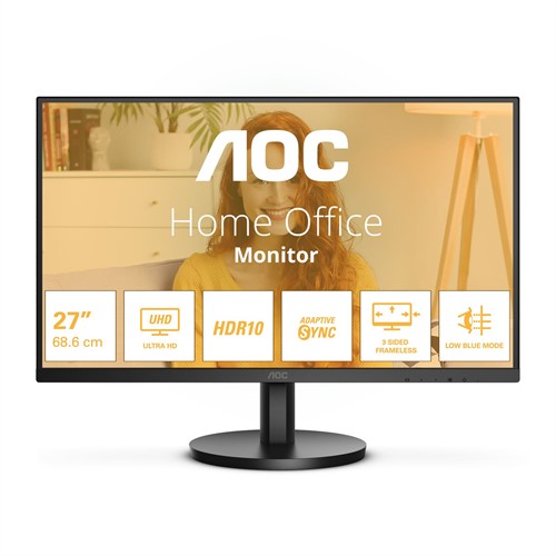 AOC B3 U27B3M computer monitor 68,6 cm (27") 3840 x 2160 Pixels 4K Ultra HD LCD Zwart-2