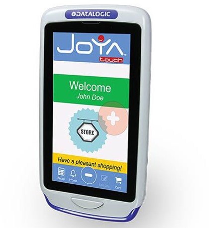 Datalogic Joya Touch Plus PDA 10,9 cm (4.3") 854 x 480 Pixels Touchscreen 275 g Blauw, Geel