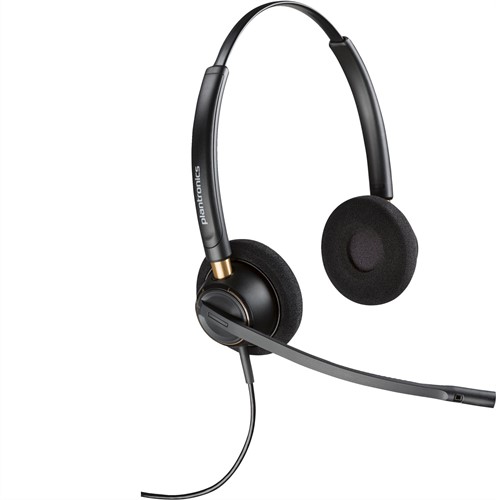 POLY EncorePro 520D met Quick Disconnect Binaural Digital Headset TAA-2