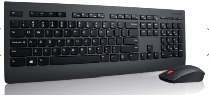 Lenovo 4X30H56796 toetsenbord Inclusief muis RF Draadloos QWERTY Amerikaans Engels Zwart