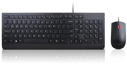 Lenovo 4X30L79883 toetsenbord Inclusief muis USB QWERTY Amerikaans Engels Zwart