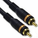 C2G 0.5m Velocity Digital Audio Coax Cable coax-kabel 0,5 m RCA Zwart