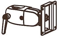 Ergotron DS Series DS100 Clamping Single Pivot 76,2 cm (30") Zwart Bureau