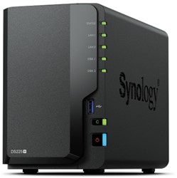 Synology DS225+ 2 Bay NAS Desktop Intel® Celeron® J4125 2 GB DDR4 Synology DSM Zwart