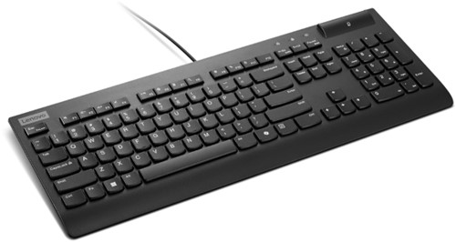 Lenovo Smartcard Wired keyboard II toetsenbord Thuis/Werk USB Amerikaans Engels Zwart
