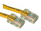 C2G Cat5E Crossover Patch Cable Yellow 1m netwerkkabel Geel