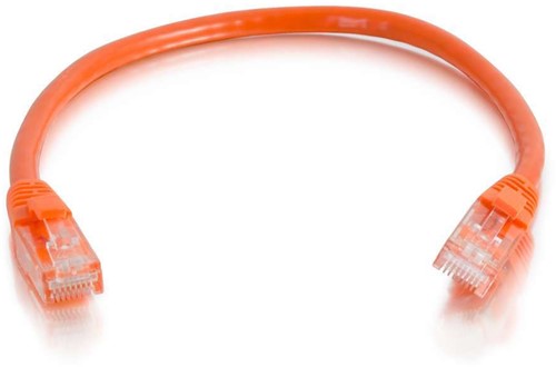 C2G 1 m Cat6 Booted Unshielded (UTP) netwerkpatchkabel - oranje