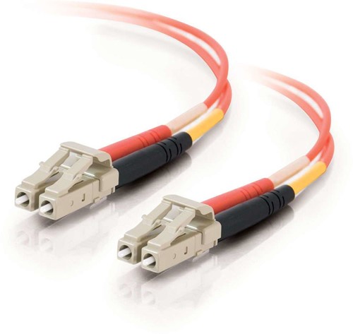 C2G 10m LC/LC LSZH Duplex 50/125 Multimode Fibre Patch Cable Glasvezel kabel Oranje