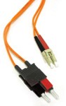 C2G 2m LC/SC LSZH Duplex 50/125 Multimode Fibre Patch Cable Glasvezel kabel Oranje