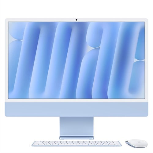 Apple iMac Apple M M4 59,7 cm (23.5") 4480 x 2520 Pixels Alles-in-één-pc 16 GB 512 GB SSD macOS Sequoia Wi-Fi 6E (802.11ax) Blauw