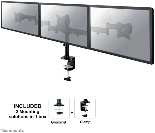 Neomounts NM-D135D3BLACK Monitorarm 10-27"