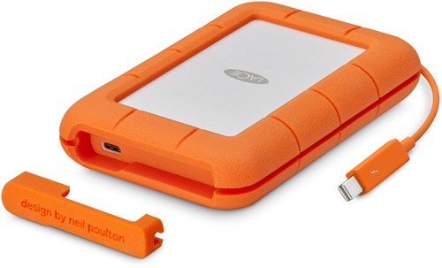 LaCie Rugged Thunderbolt externe harde schijf 2 TB 2.5" USB Type-C 3.2 Gen 1 (3.1 Gen 1) Oranje
