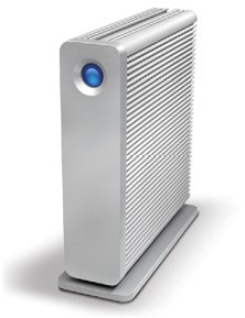 LaCie D2 Quadra externe harde schijf 5 TB 7200 RPM USB Type-B 3.2 Gen 1 (3.1 Gen 1) Aluminium, Zilver