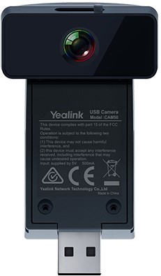 Yealink CAM50 2 MP Zwart 1280 x 720 Pixels 30 fps